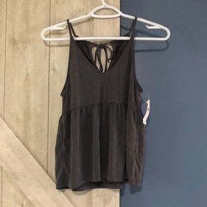 NWT XS American eagle tie tank top